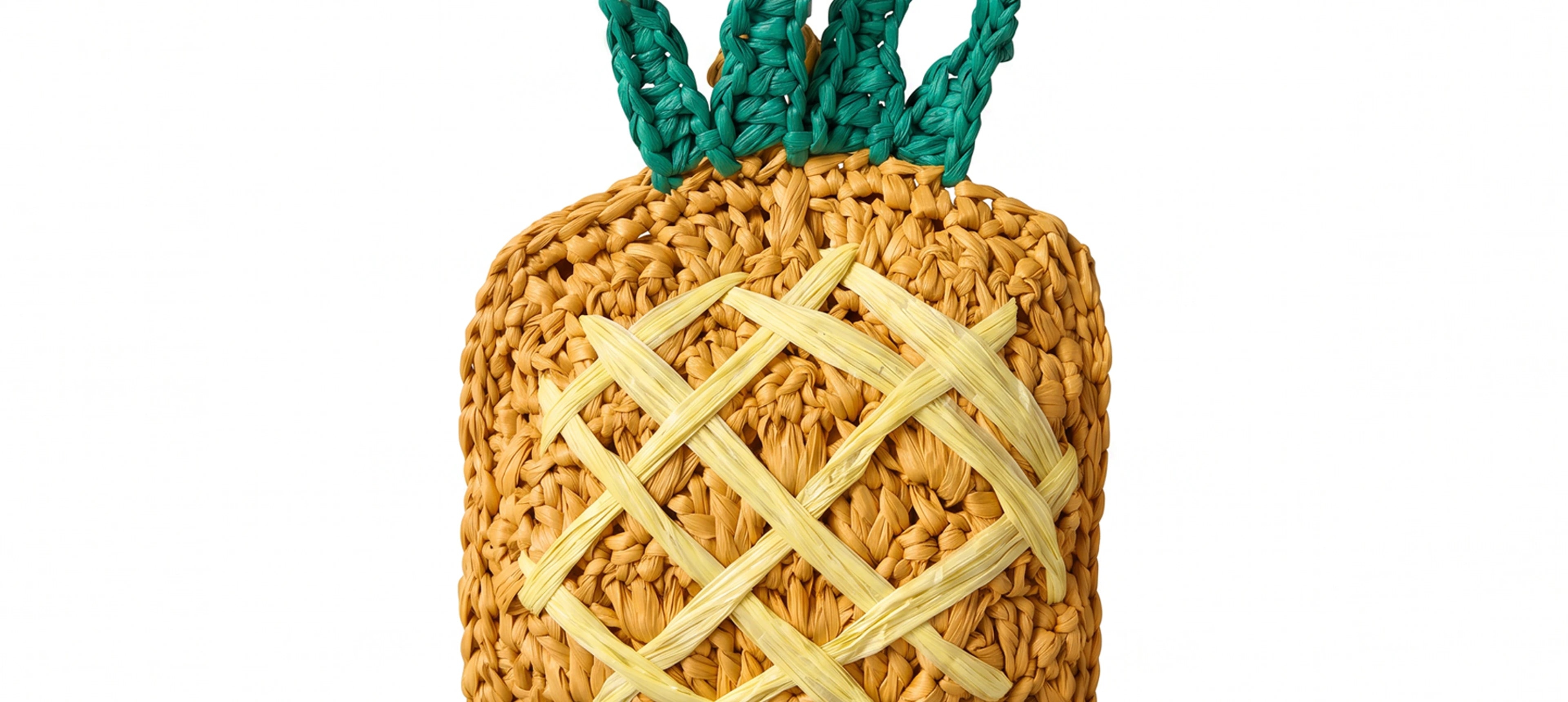 a yellow pineapple bag charm